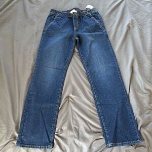 Old Navy Blue Straight-Leg Jeans with Medium Wash